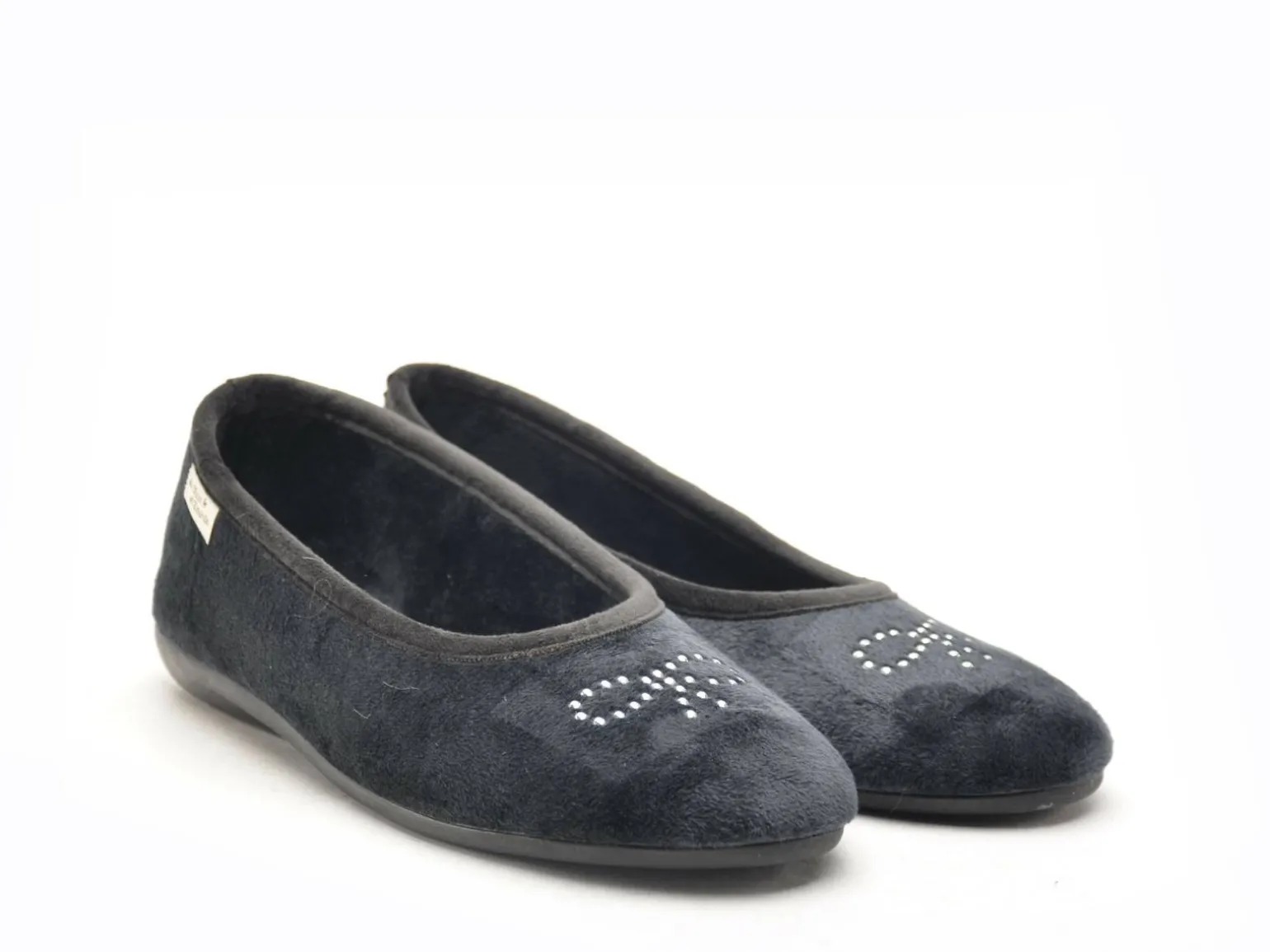 La Maison De L Espadrille Chaussons 6190 8 Noir Chaussons Femme