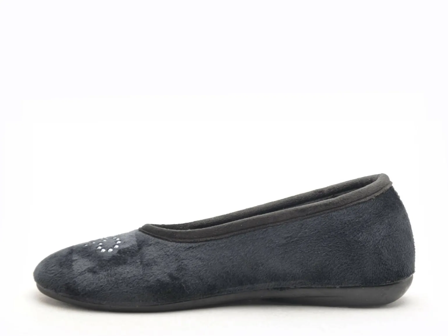 La Maison De L Espadrille Chaussons 6190 8 Noir Chaussons Femme