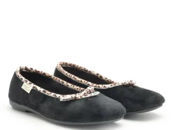 La Maison De L Espadrille Chaussons 6055 8 Noir Chaussons Femme