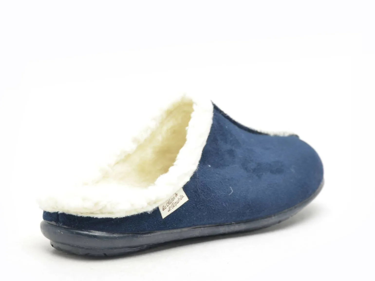 La Maison De L Espadrille Chaussons 9009 8 Bleu Chaussons Femme