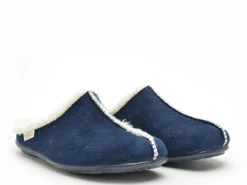 La Maison De L Espadrille Chaussons 9009 8 Bleu Chaussons Femme