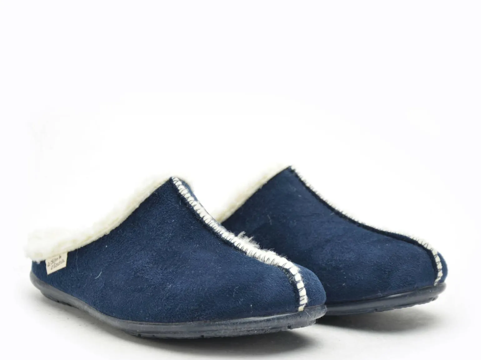 La Maison De L Espadrille Chaussons 9009 8 Bleu Chaussons Femme