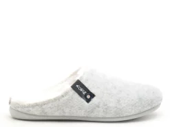 La Maison De L Espadrille Chaussons 6037 8 Gris Chaussons Femme