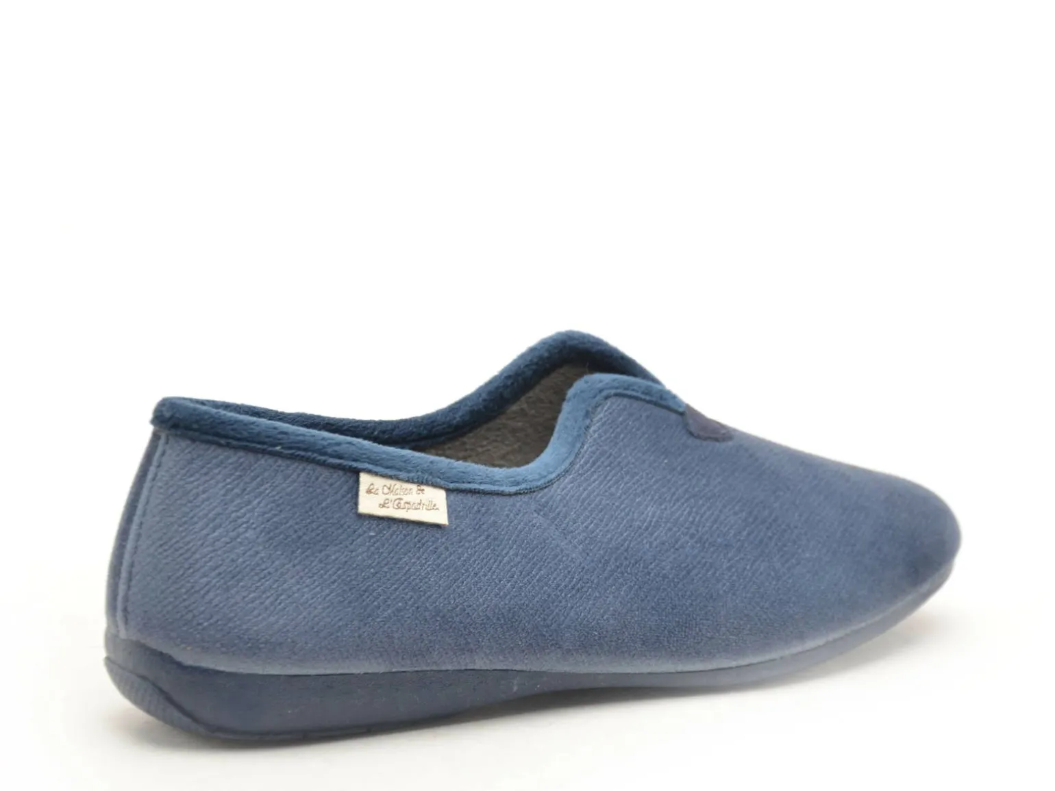La Maison De L Espadrille Chaussons 6182 8 Bleu Chaussons Femme