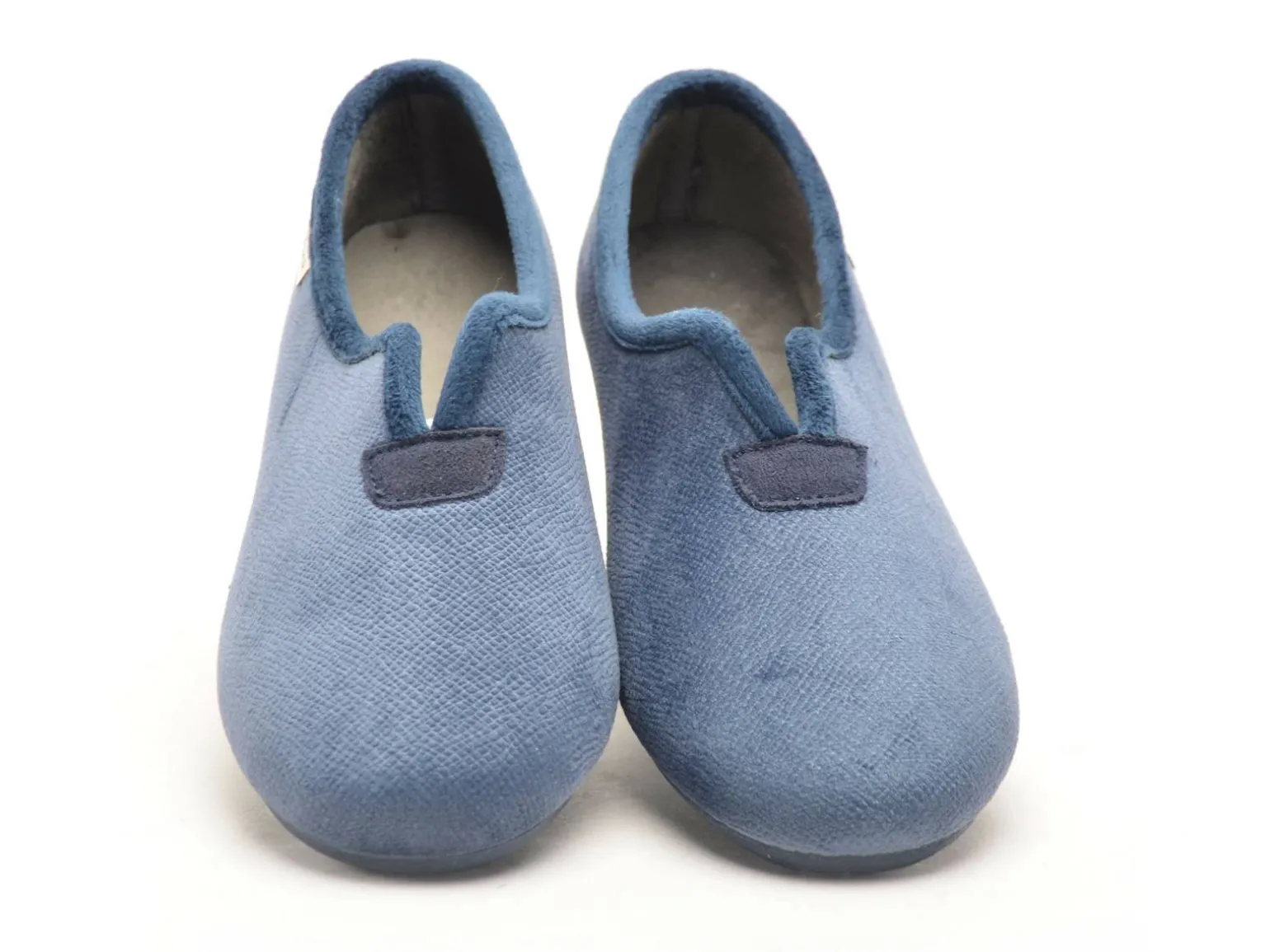 La Maison De L Espadrille Chaussons 6182 8 Bleu Chaussons Femme