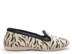 La Maison De L Espadrille Chaussons 6221 8 Noir Chaussons Femme