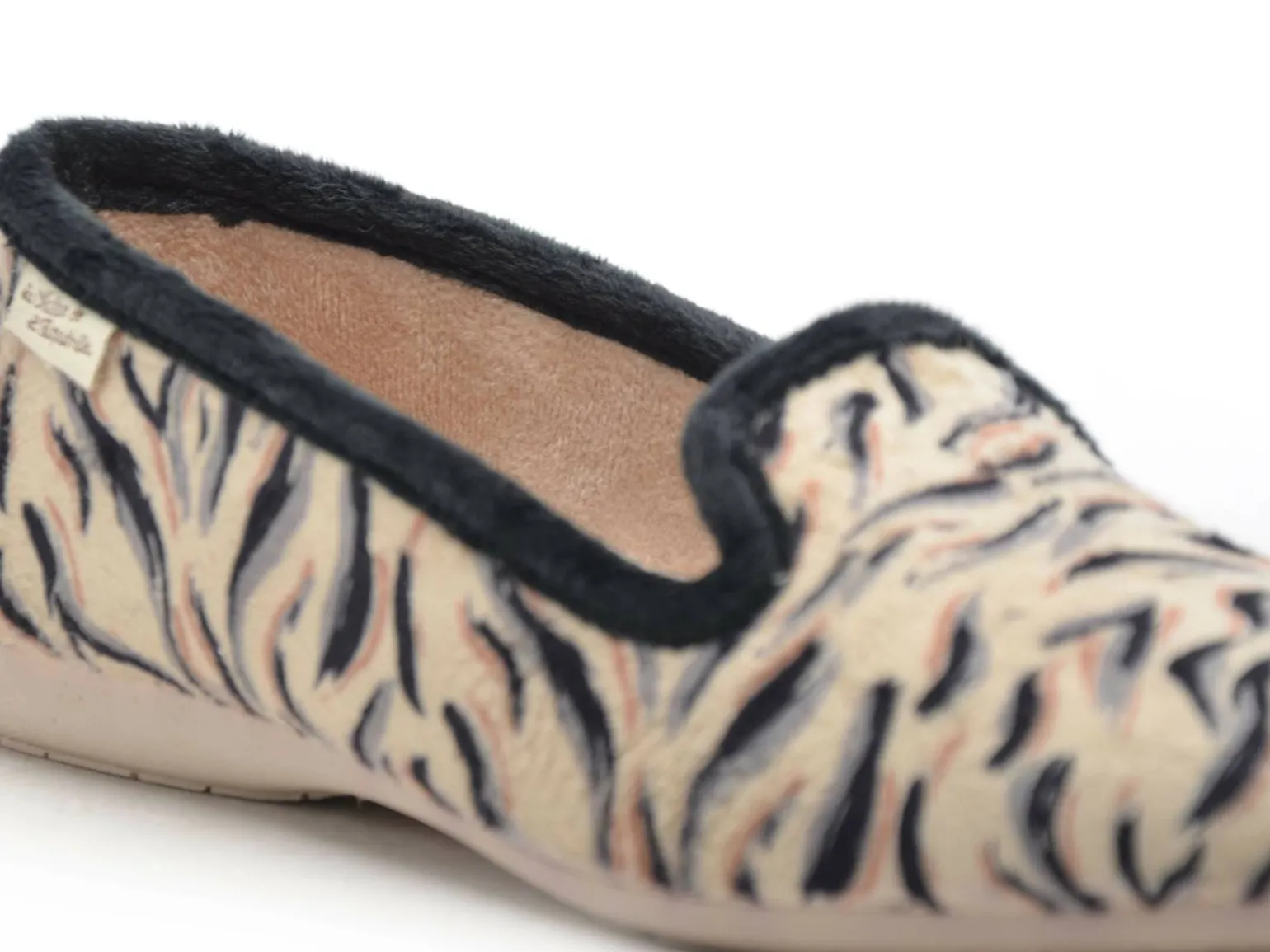 La Maison De L Espadrille Chaussons 6221 8 Noir Chaussons Femme