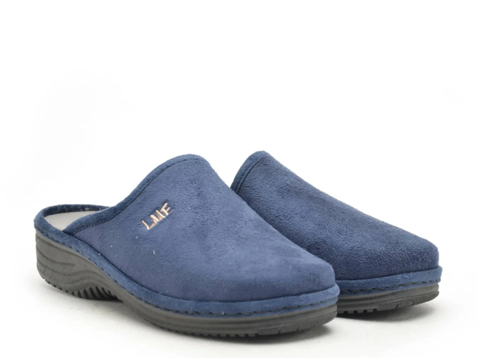 La Maison De L Espadrille Chaussons 4210 8 Bleu Chaussons Femme
