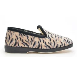 La Maison De L Espadrille Chaussons 6225 8 Noir Chaussons Femme