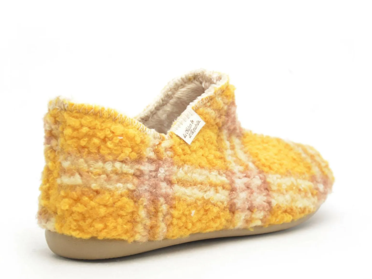 La Maison De L Espadrille Chaussons 6033 8 Jaune Chaussons Femme