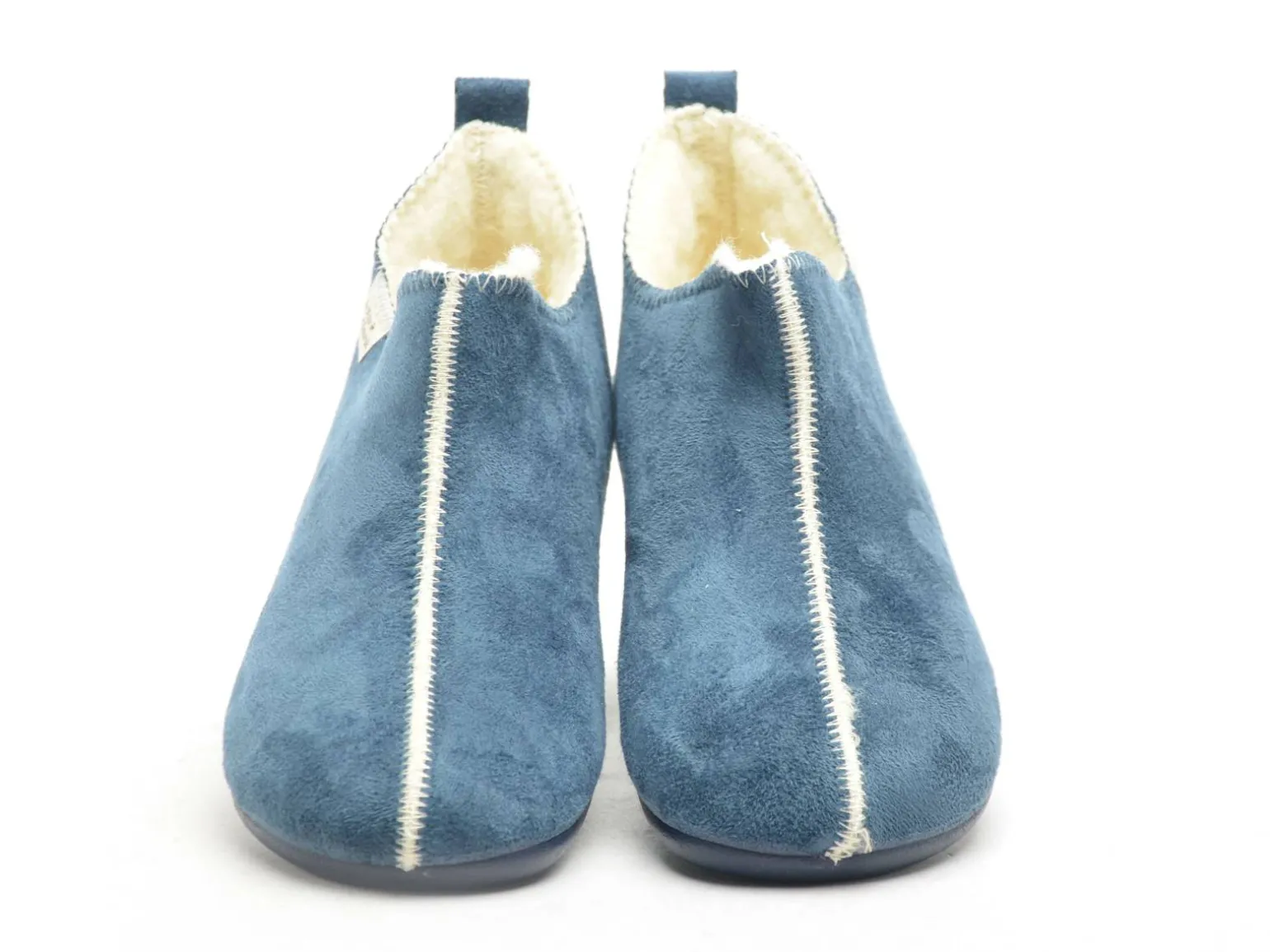 La Maison De L Espadrille Chaussons 6030 8 F Bleu Chaussons Femme