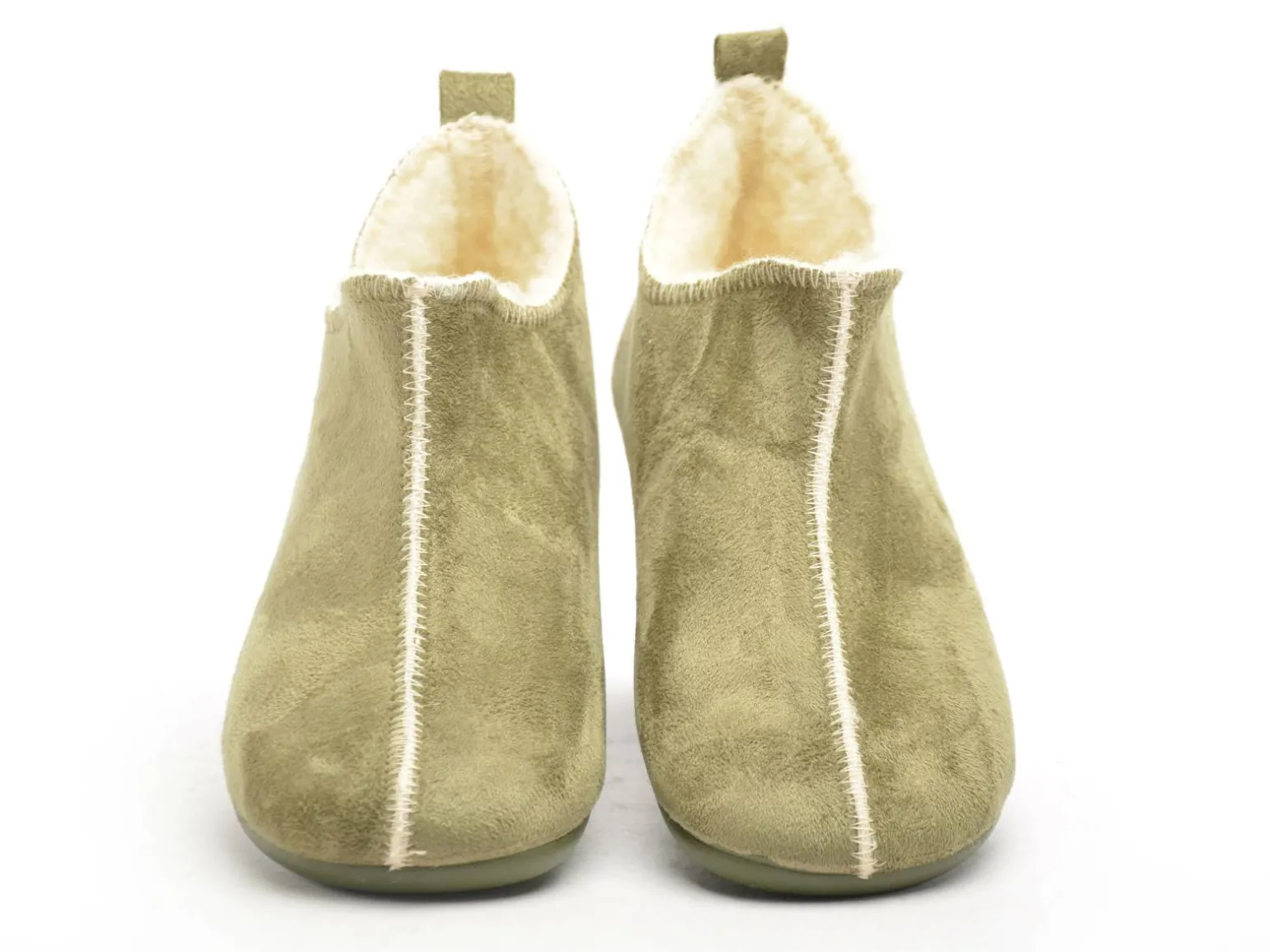 La Maison De L Espadrille Chaussons 6030 8 F Kaki Chaussons Femme