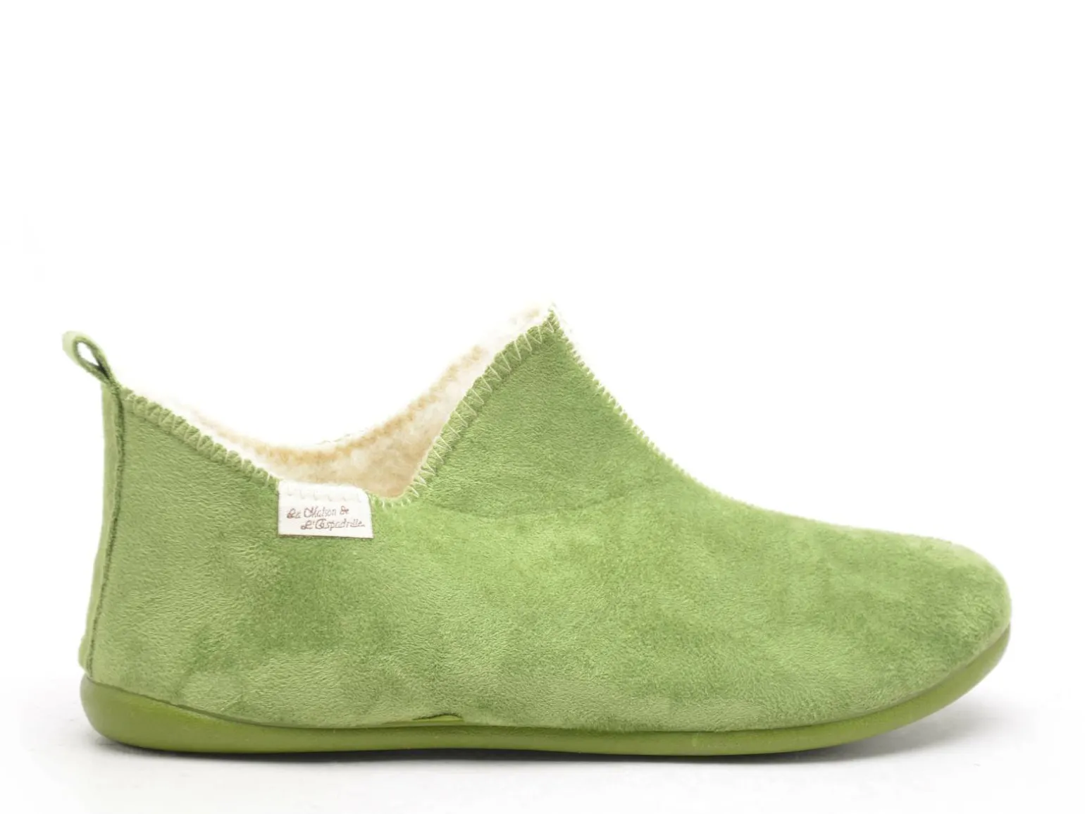 La Maison De L Espadrille Chaussons 6030 8 F Vert Chaussons Femme