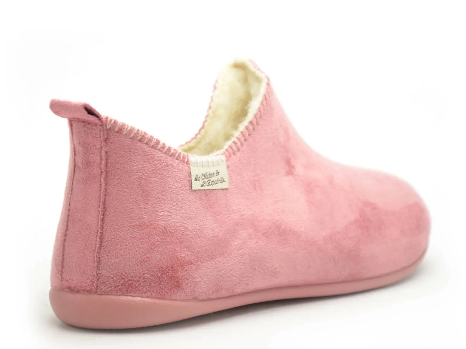La Maison De L Espadrille Chaussons 6030 8 F Rose Chaussons Femme