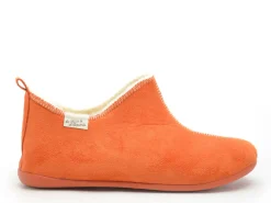La Maison De L Espadrille Chaussons 6030 8 F Orange Chaussons Femme