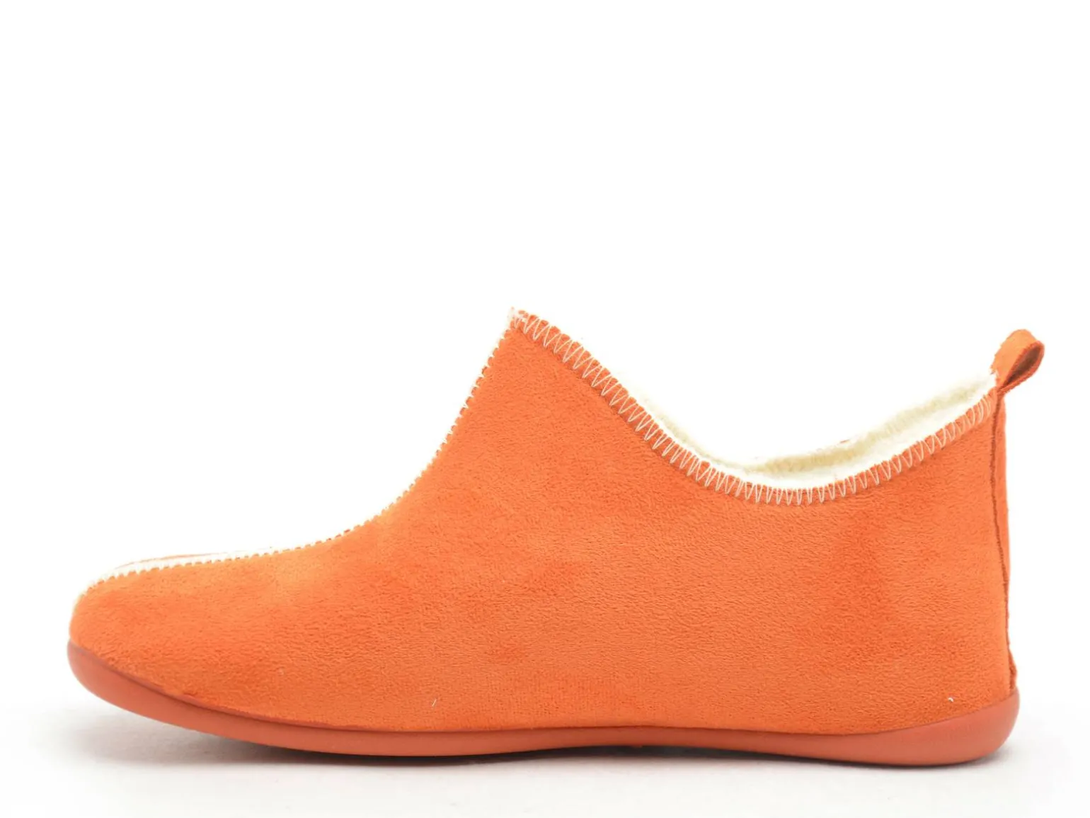 La Maison De L Espadrille Chaussons 6030 8 F Orange Chaussons Femme