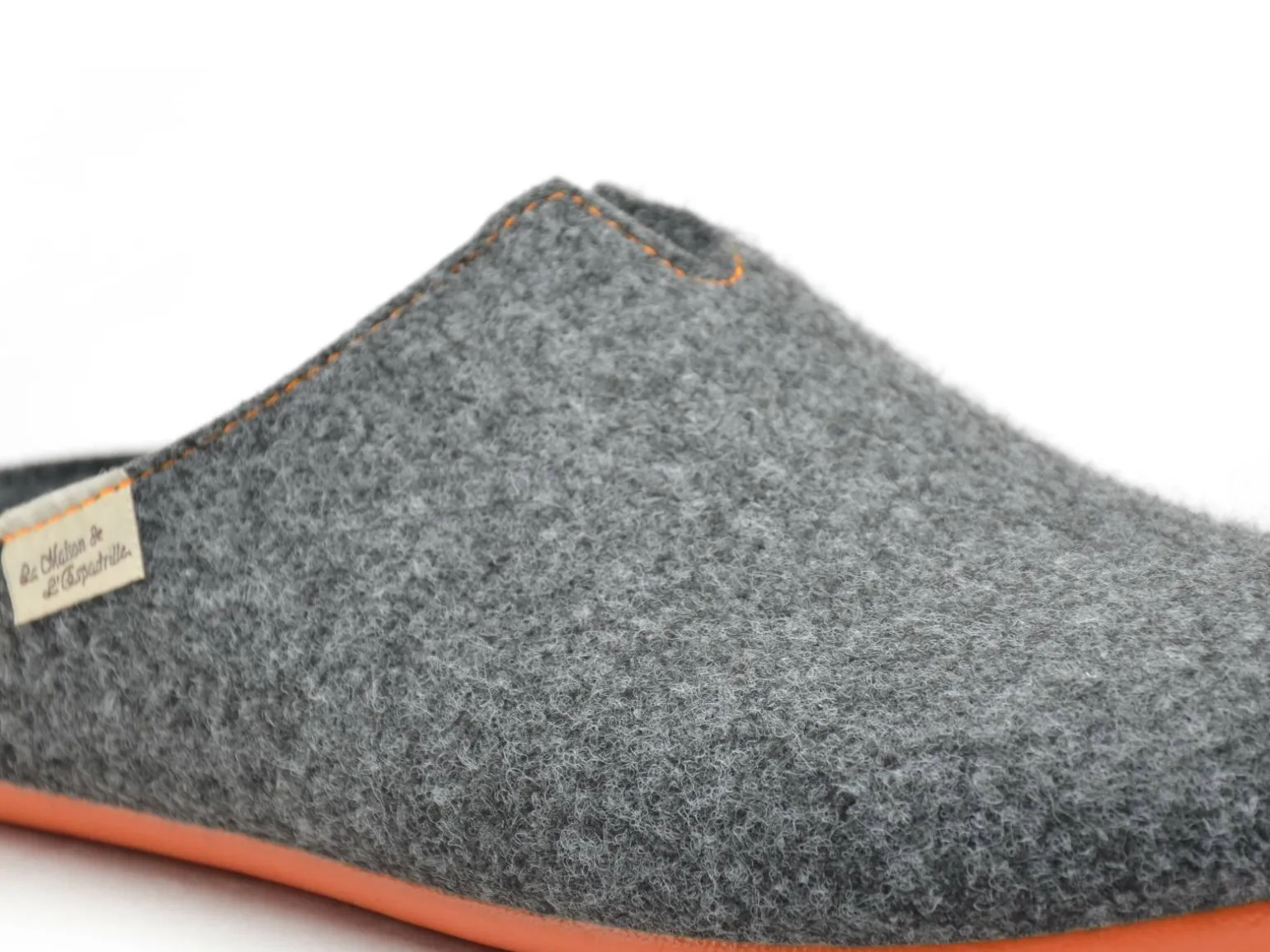 La Maison De L Espadrille Chaussons 6716 8 Gris Chaussons Homme