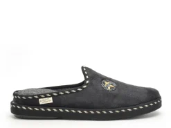 La Maison De L Espadrille Chaussons 6865 8 Noir Chaussons Homme