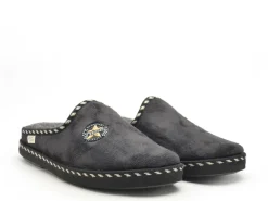La Maison De L Espadrille Chaussons 6865 8 Noir Chaussons Homme