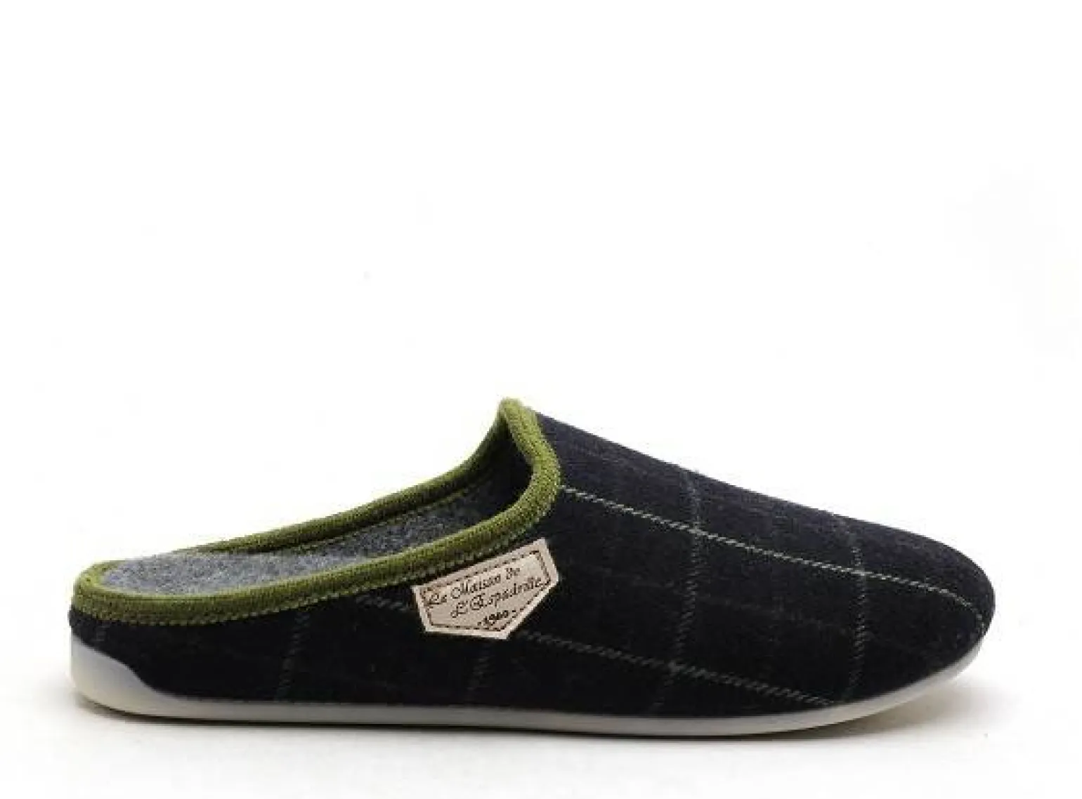 La Maison De L Espadrille Chaussons 7822 7 Vert Chaussons Homme