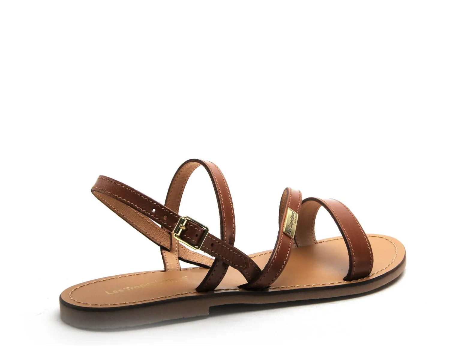 Les Tropeziennes BADEN Marron Sandales Plates Femme