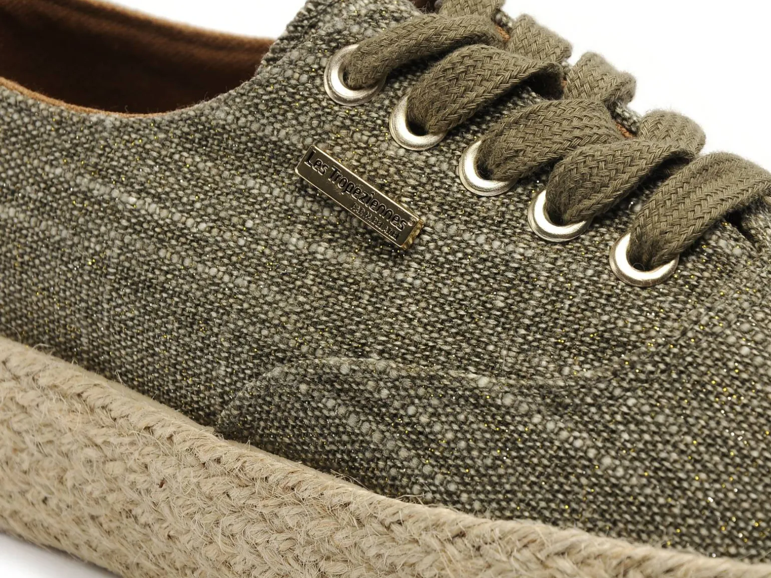 Les Tropeziennes COSMIC F Kaki Baskets Basses Femme