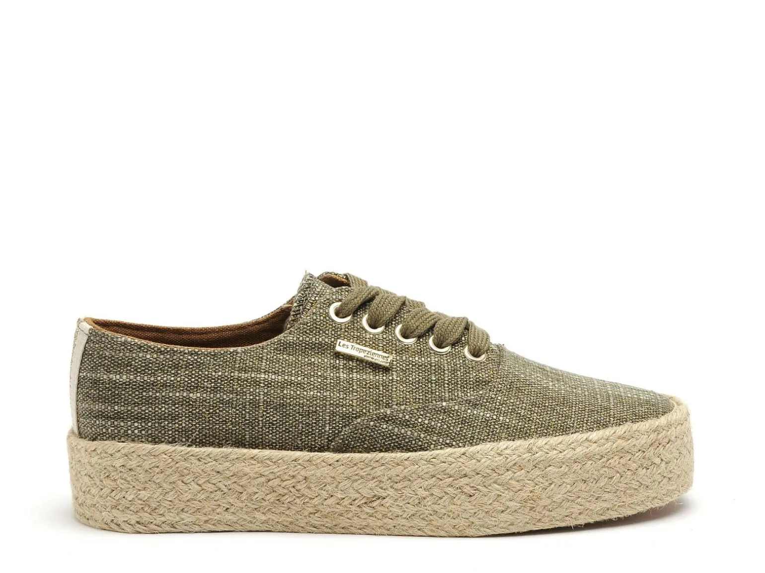 Les Tropeziennes COSMIC F Kaki Baskets Basses Femme