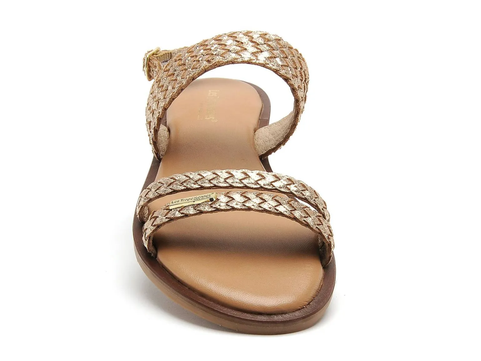 Les Tropeziennes DOBELLE F Or Sandales Plates Femme