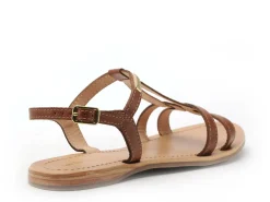 Les Tropeziennes HACKLIO F Marron Sandales Plates Femme