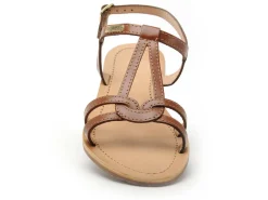 Les Tropeziennes HACKLIO F Marron Sandales Plates Femme