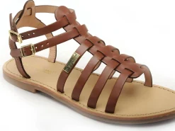 Les Tropeziennes HIKAELA F Marron Sandales Plates Femme