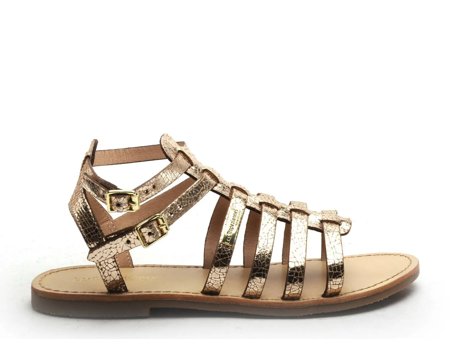 Les Tropeziennes HIKAELA F Or Sandales Plates Femme