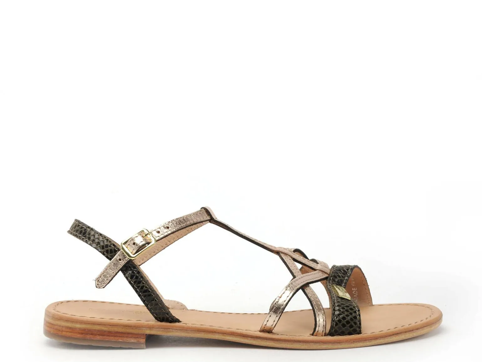 Les Tropeziennes HIRONELA F Kaki Sandales Plates Femme