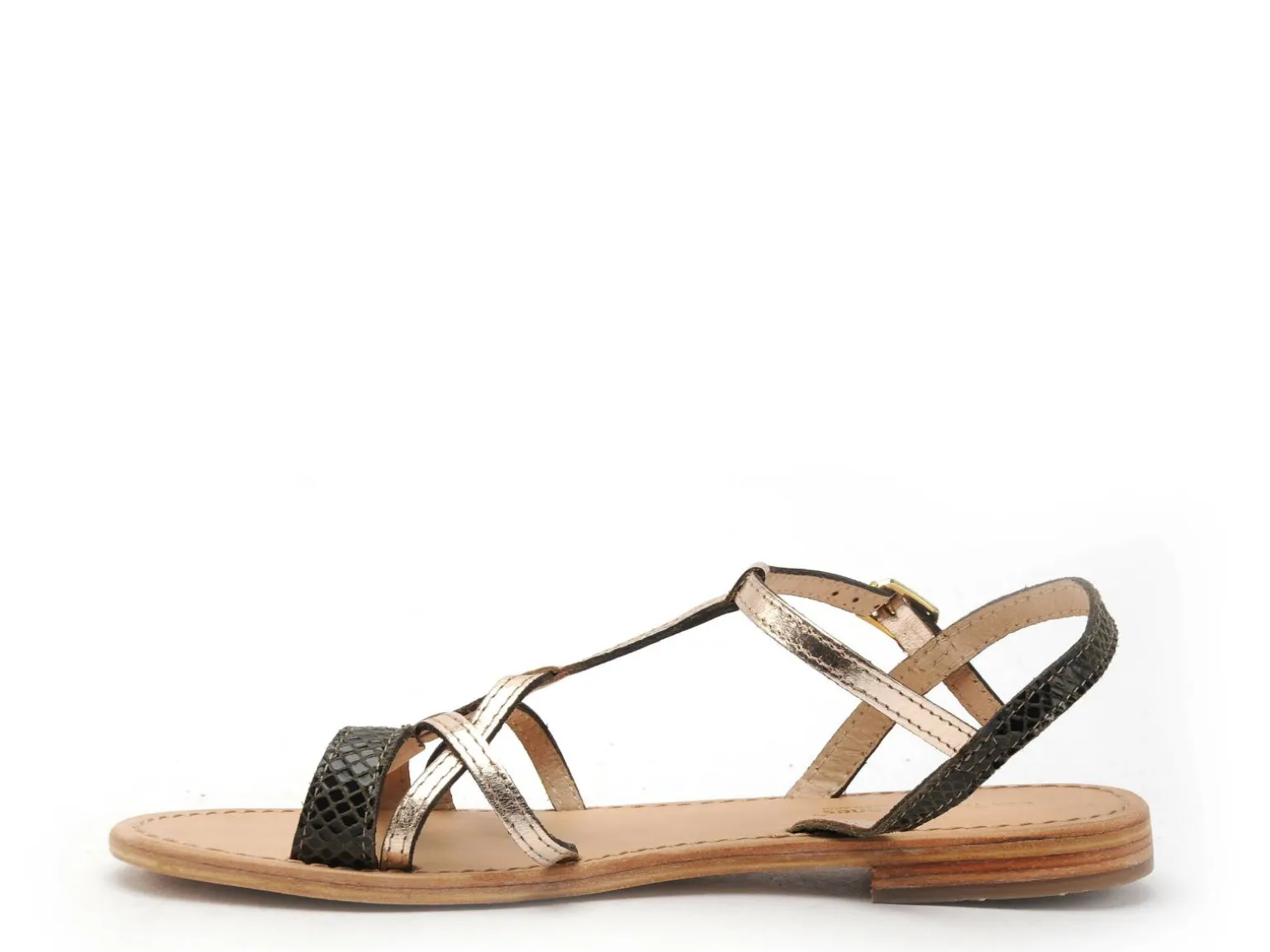 Les Tropeziennes HIRONELA F Kaki Sandales Plates Femme