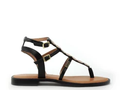 Les Tropeziennes HORELIA F Noir Sandales Plates Femme