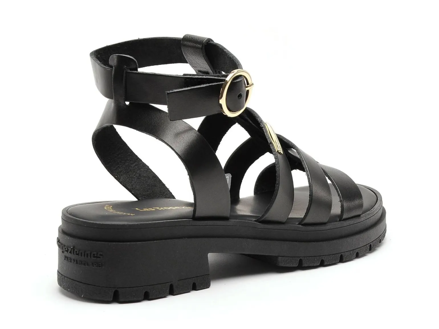 Les Tropeziennes TOBO F Noir Sandales à Talons Femme