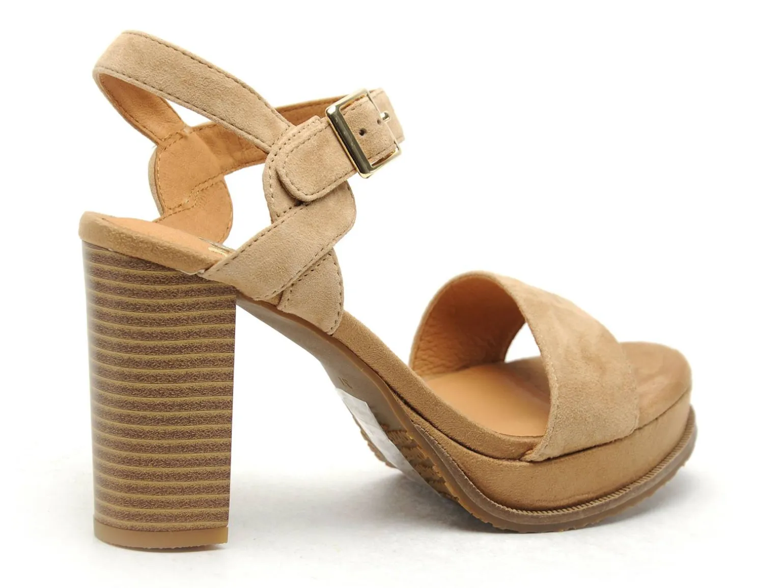 Mamzelle JAIN Beige Sandales à Talons Femme