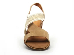 Mamzelle ORELI Beige Sandales à Talons Femme