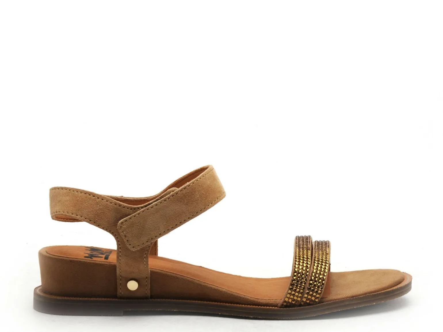 Mamzelle OUVAL Beige Sandales Plates Femme