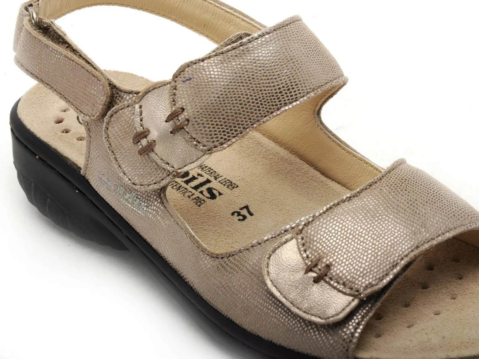Mephisto 163GETHA Beige Sandales à Talons Femme