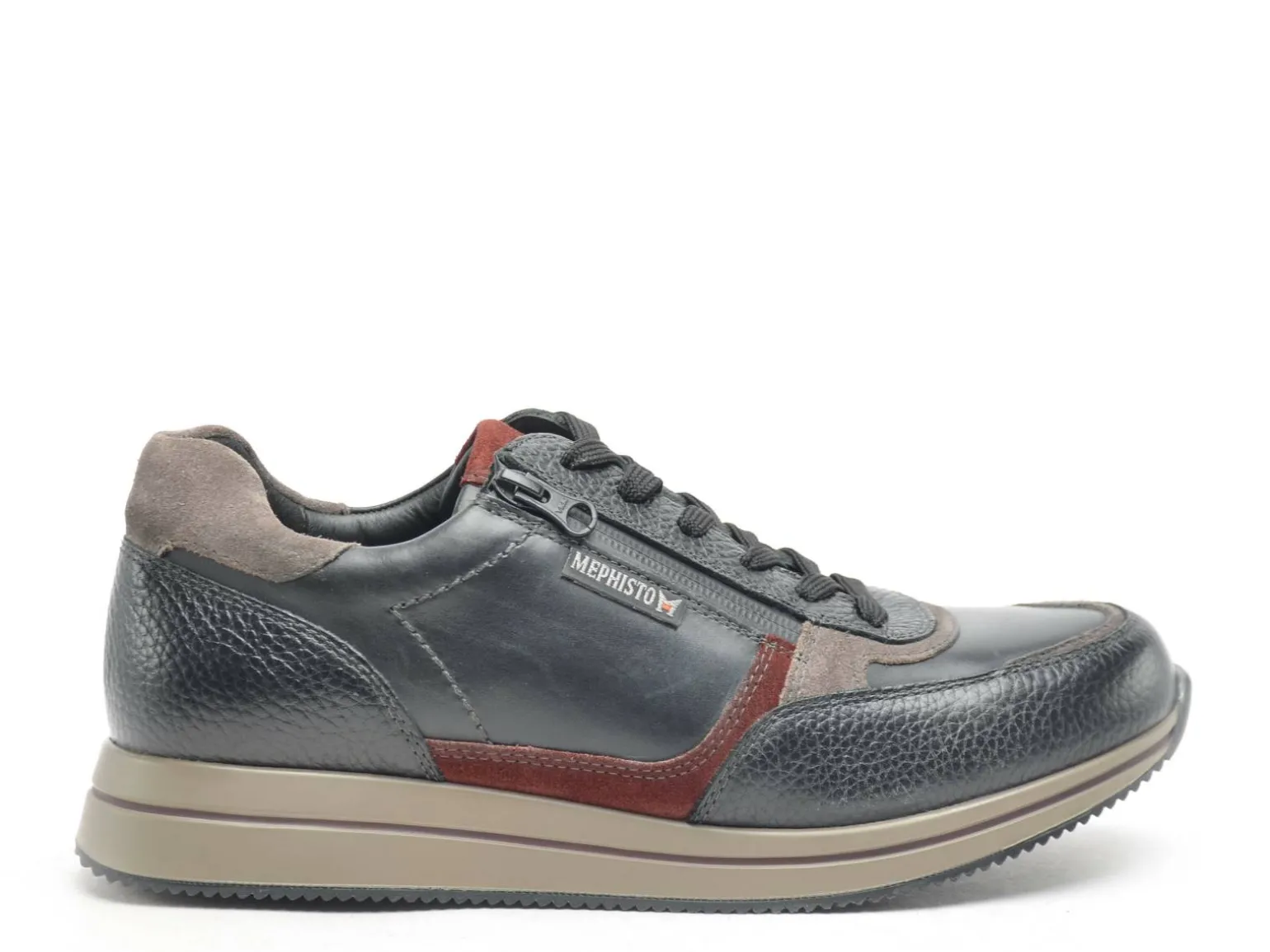 Mephisto GILFORD Noir Baskets Basses Homme