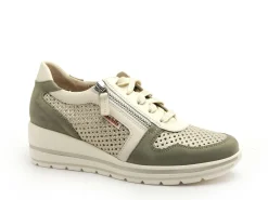 Mephisto 670 P5146512 ABBY Kaki Baskets Basses Femme