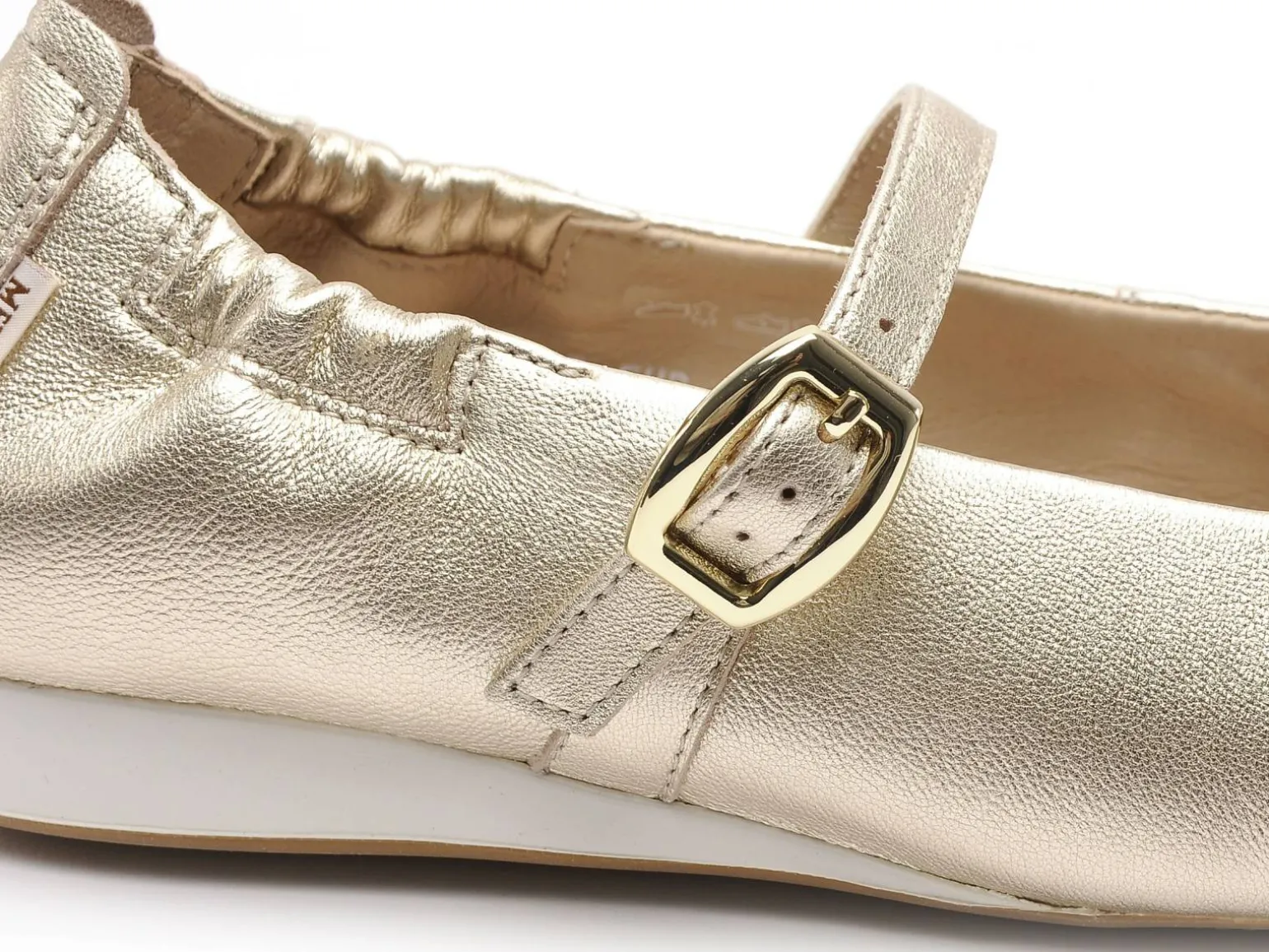 Mephisto 7218 P5149478 BELLE Or Ballerines Femme