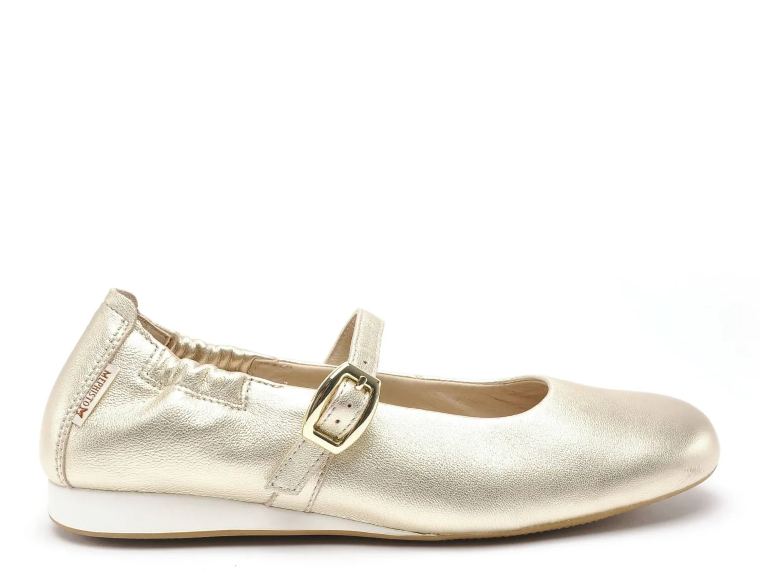 Mephisto 7218 P5149478 BELLE Or Ballerines Femme