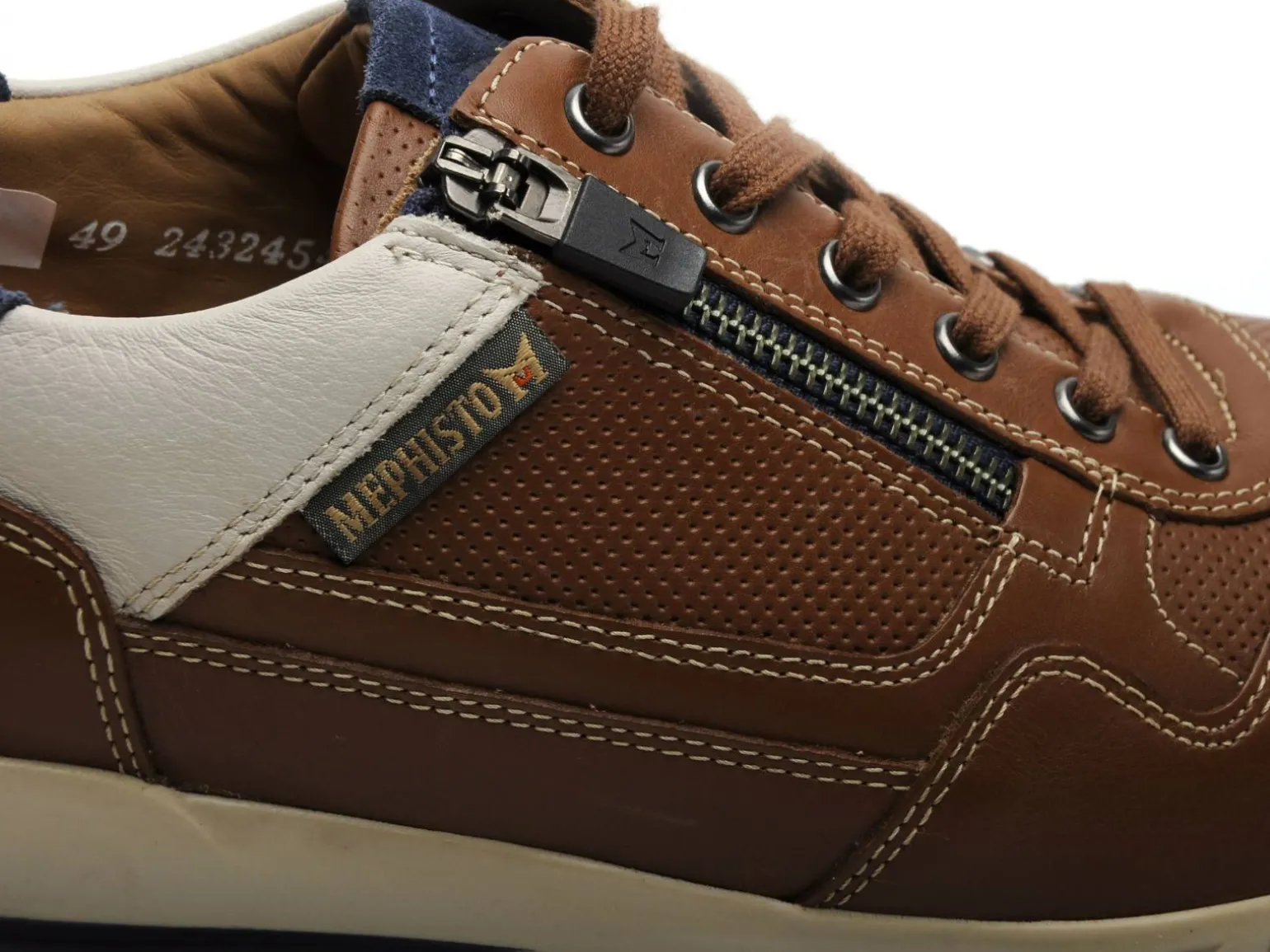 Mephisto 4284 P5139509 BRADLEY Marron Baskets Basses Homme