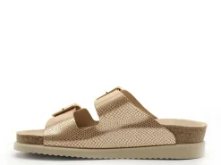 Mephisto 5763 P5136749 HESTER Or Mules et Sabots à Talons Femme