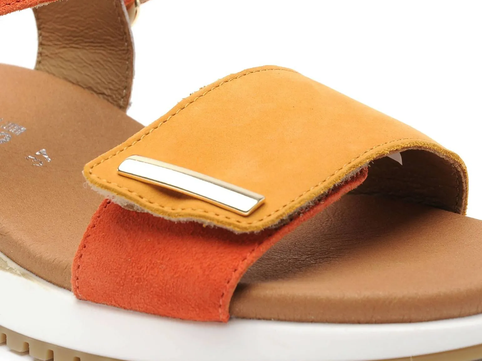 Mephisto 6419P5148860 JEANIE Orange Sandales à Talons Femme