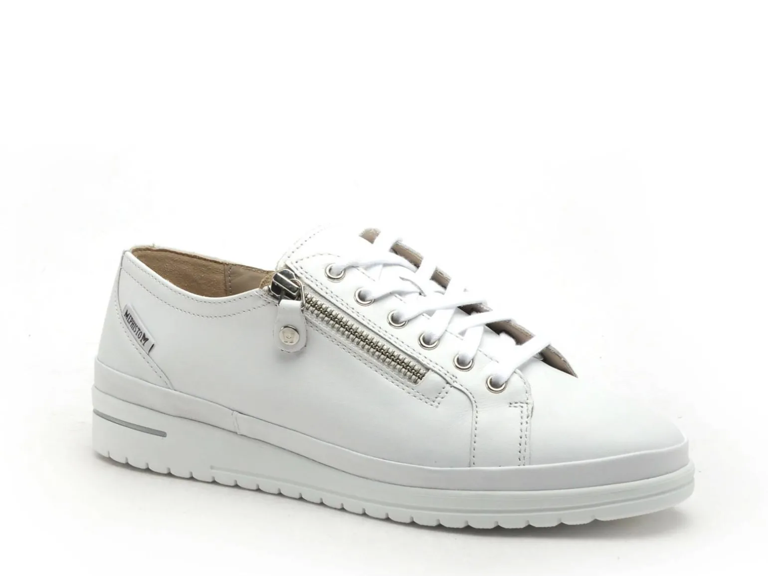 Mephisto 5747 P5137332 JUNE Blanc Baskets Basses Femme