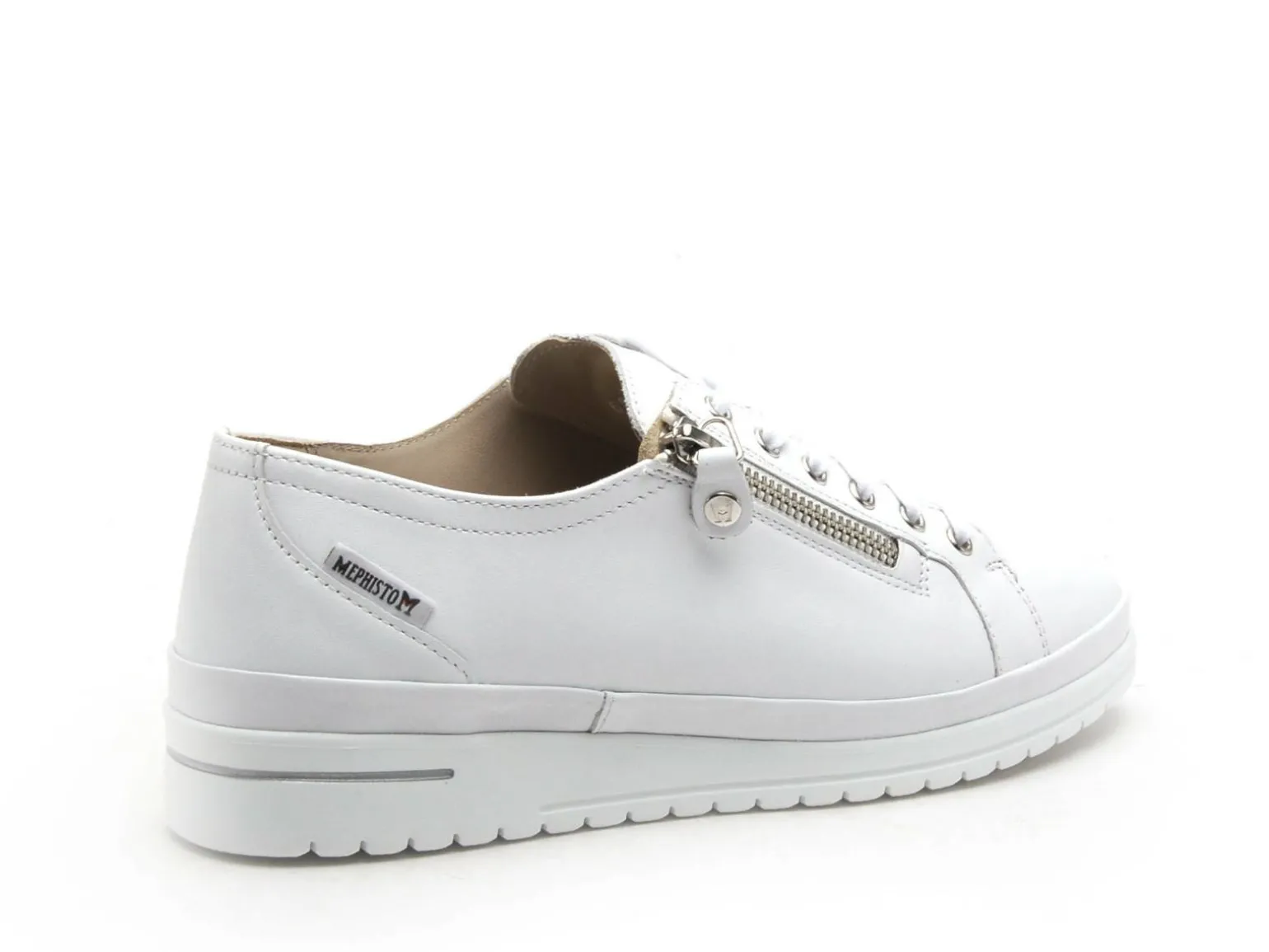 Mephisto 5747 P5137332 JUNE Blanc Baskets Basses Femme