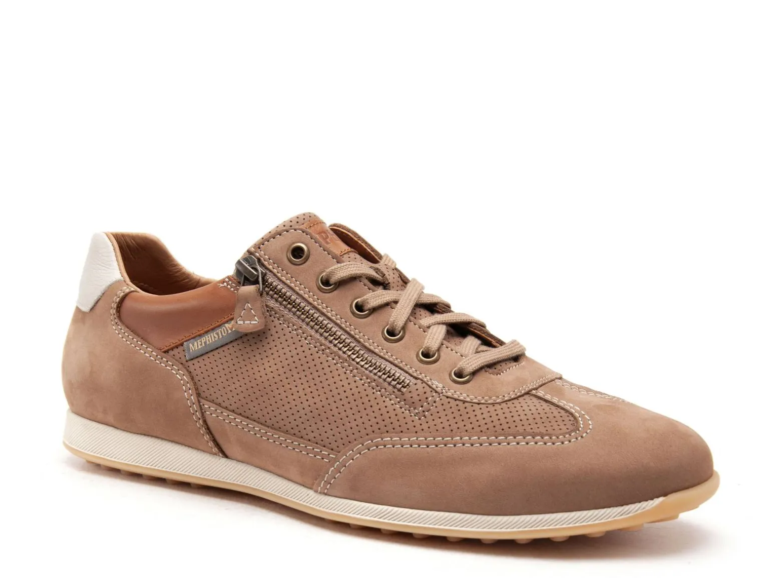 Mephisto 5822P5136959 LEON Beige Baskets Basses Homme